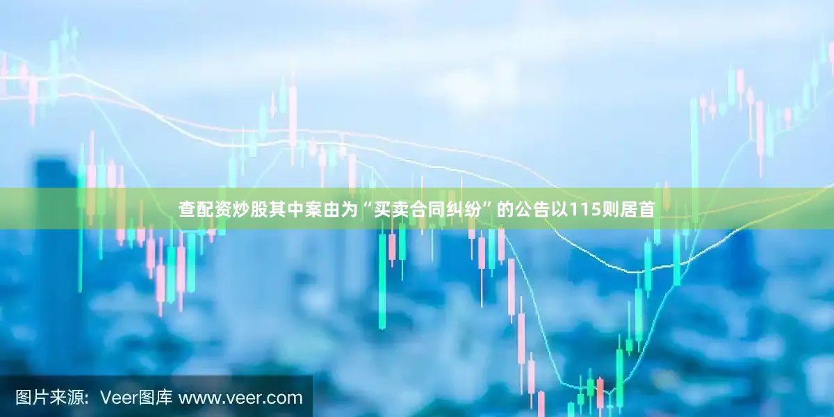 查配资炒股其中案由为“买卖合同纠纷”的公告以115则居首