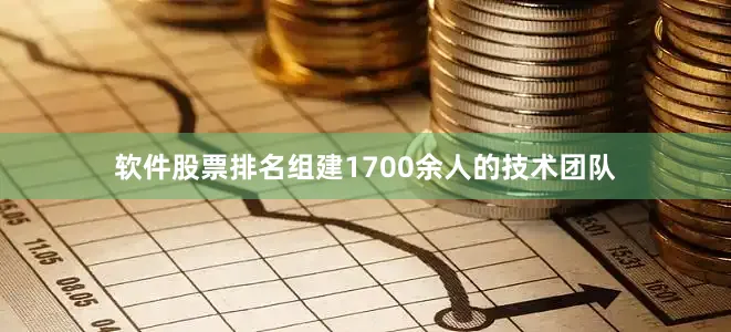 软件股票排名组建1700余人的技术团队